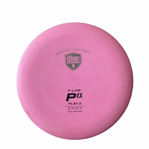 Vist Large View of Product Image Which is Used Discmania P1 X-LINE Disc Golf Putter Pink