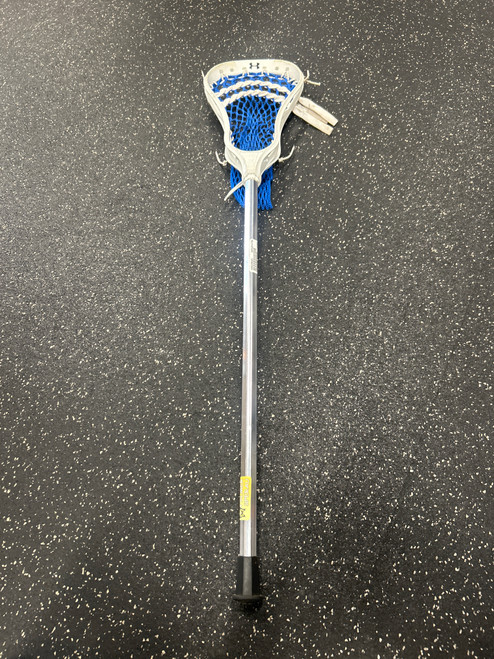 Vist Large View of Product Image Which is Used Under Armour NEXGEN Jr Atk/Mid Complete Stick White