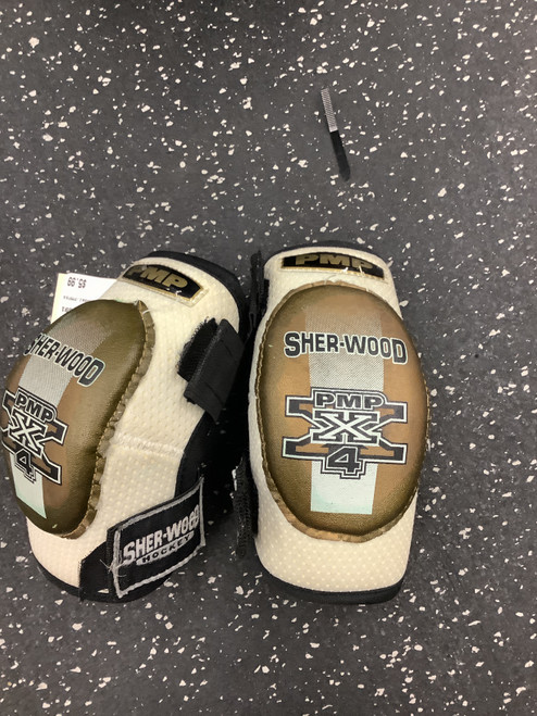 Vist Large View of Product Image Which is Used Sher-wood PMPX4 Youth Elbow Pads MD