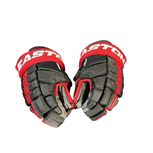 Vist Large View of Product Image Which is Used Easton PRO Senior Gloves Black 14"
