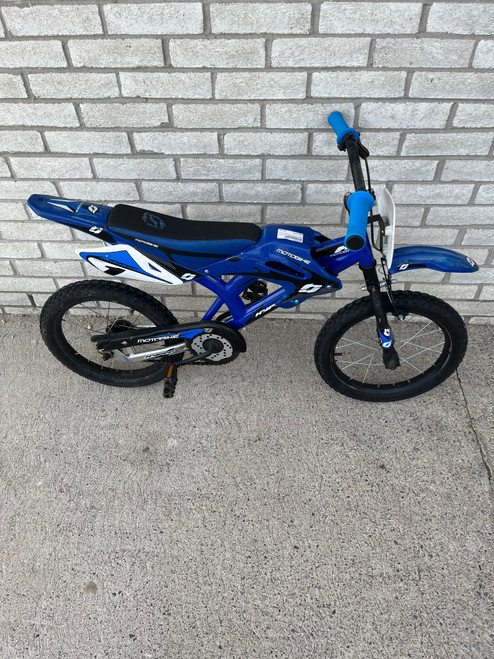 Vist Large View of Product Image Which is Used Mogo MOTOBIKES Road Bike Boys Navy Blue 16"