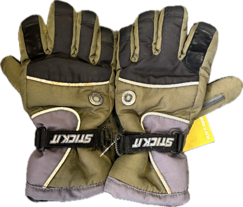 Vist Large View of Product Image Which is Used Outerwear Boys Gloves Green Junior