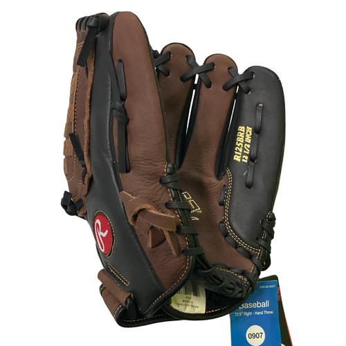 Vist Large View of Product Image Which is Used Rawlings RENEGADE NEW BB/SB Glove RH Throw Brown 12 1/2"