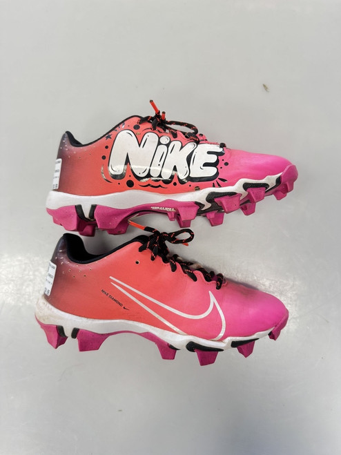 Vist Large View of Product Image Which is Used Nike DIAMOND PINK 6 BB/SB Cleats Pink Senior 6