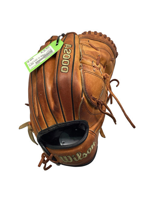 Vist Large View of Product Image Which is Used Wilson A2000 12 INCH PRO STOCK BB/SB Glove RH Throw Brown 12"
