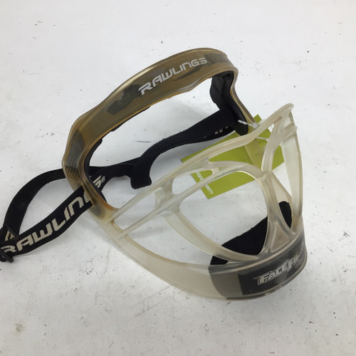 Vist Large View of Product Image Which is Used Rawlings FACE FIRST ADULT FIELDERS MASK BB/SB Fielders Mask Clear One Size