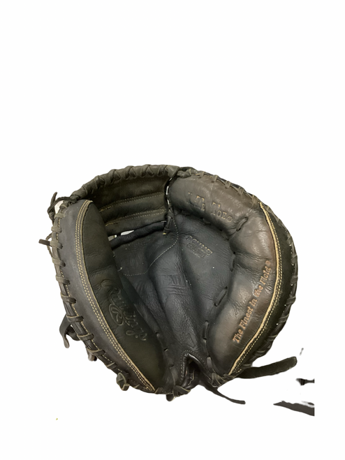 Vist Large View of Product Image Which is Used Rawlings LITE TOE BB/SB Catchers RH Throw Black 32 1/2"