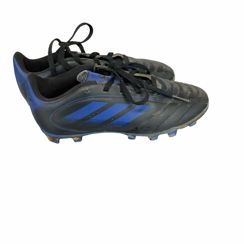 Vist Large View of Product Image Which is Used Adidas Soccer Cleats Navy Blue Junior 02