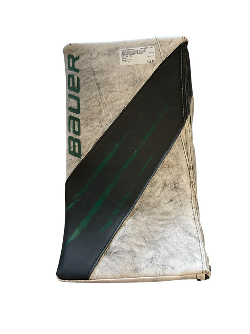 Vist Large View of Product Image Which is Used Bauer XE Senior Goalie Blocker White