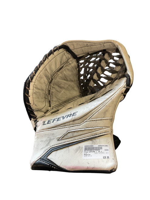 Vist Large View of Product Image Which is Used True LEFEVRE L 20.1 Senior Goalie Catcher White