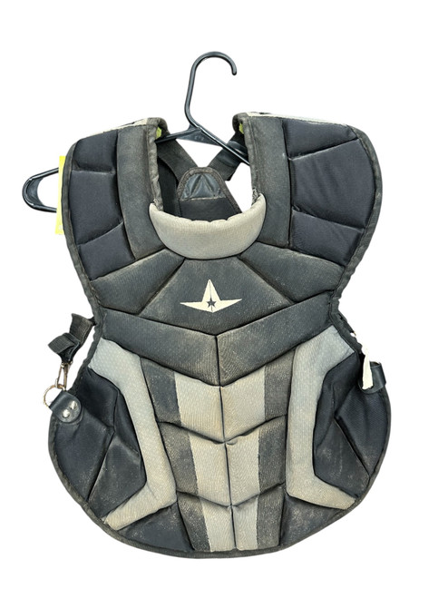 Vist Large View of Product Image Which is Used All-Star CHEST PROTECTOR Catchers Chest Protector Black Intermed