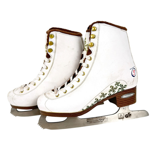 Vist Large View of Product Image Which is Used Bladerunner AURORA Girls Figure Skate White Junior 03