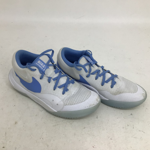 Vist Large View of Product Image Which is Used Nike HYPERQUICK VOLLEYBALL SHOES SR 6.5 VB Shoes Adult White And Carolina Blue Senior 6.5