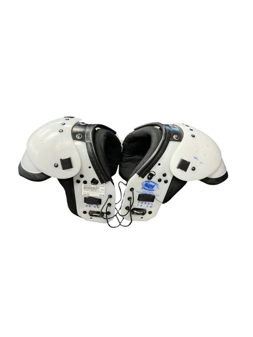 Vist Large View of Product Image Which is Used FOOTBALL AMERICA SM FB Shoulder Pads White XS