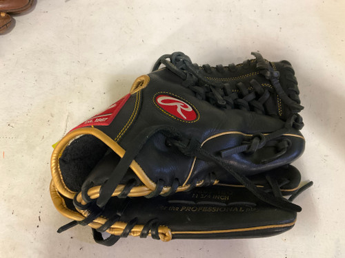 Vist Large View of Product Image Which is Used Rawlings R9205-4BG BB/SB Glove RH Throw Black 11 3/4"