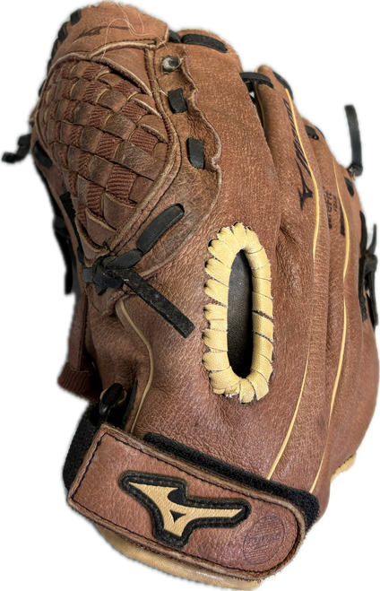 Vist Large View of Product Image Which is Used Mizuno GPP 1150Y3 BB/SB Glove LH Throw Brown 11 1/2"