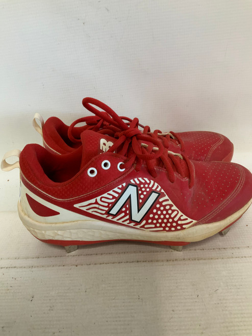 Vist Large View of Product Image Which is Used New Balance RED BB/SB Cleats Red Senior 7