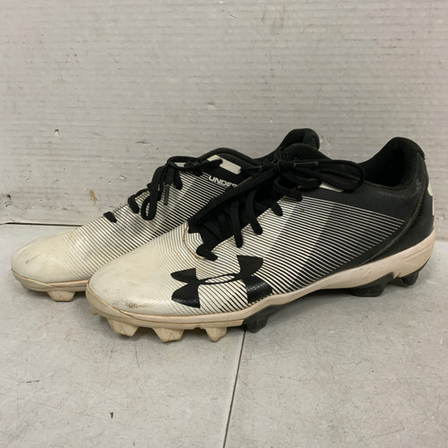 Vist Large View of Product Image Which is Used Under Armour BB/SB Cleats White Senior 10