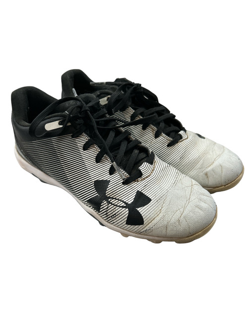 Vist Large View of Product Image Which is Used Under Armour BASEBALL CLEATS 6.5 BB/SB Cleats Black Senior 6.5