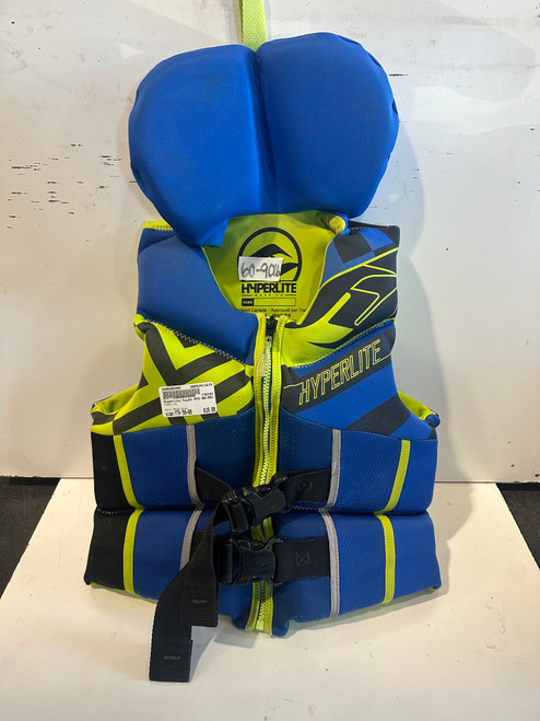 Vist Large View of Product Image Which is Used Hyperlite Youth PFD Royal Blue Youth 50-90