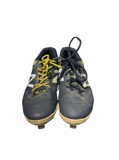 Vist Large View of Product Image Which is Used New Balance METAL CLEATS BB/SB Cleats Navy Blue Youth 08.5