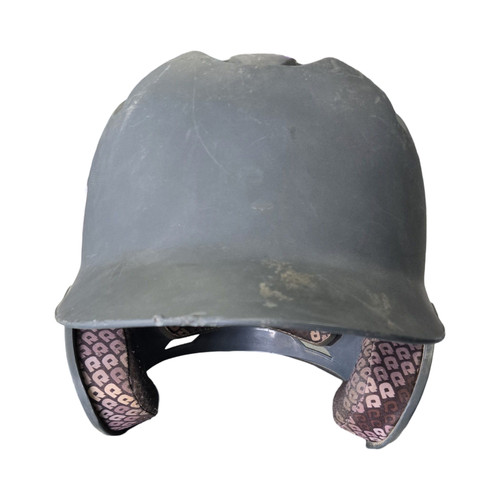 Vist Large View of Product Image Which is Used Demarini BATTING HELMET 6 3/8 7 1/8 Batting Helmet No Mask Grey One Size