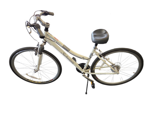 Vist Large View of Product Image Which is Used Schwinn DISCOVER Hybrid/City Bike Womens White 53-55cm - MD Frame
