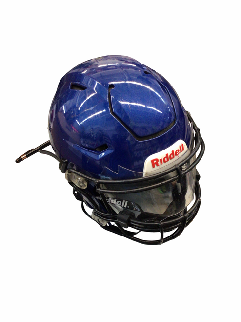Vist Large View of Product Image Which is Used Riddell SPEED FLEX FB Helmet Navy Blue LG
