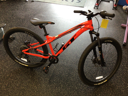 Vist Large View of Product Image Which is Used GT STOMPER PRO 26 Mountain Bike Boys Red 26"
