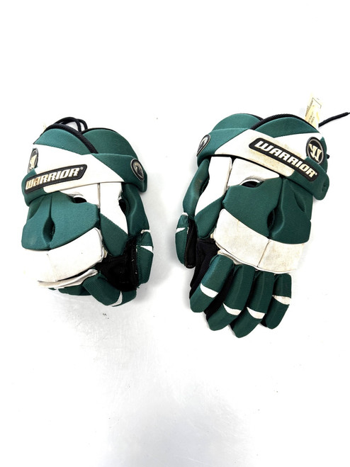Vist Large View of Product Image Which is Used Warrior VECTOR Lacrosse Gloves Mens Green 13"