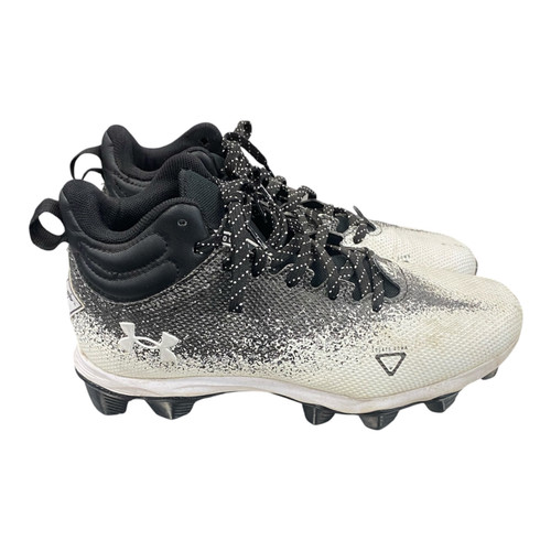 Vist Large View of Product Image Which is Used Under Armour CLEAT BB/SB Cleats Black Senior 5.5