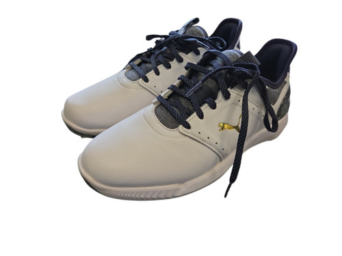 Vist Large View of Product Image Which is Used Puma Mens Golf Shoes White Senior 7.5