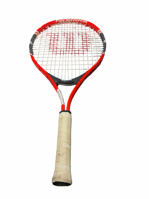 Vist Large View of Product Image Which is Used Wilson FEDERER 25 Adult Tennis Racquet Red Unknown