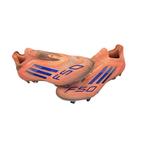 Vist Large View of Product Image Which is Used Adidas Soccer Cleats Orange Junior 06