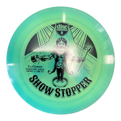 Vist Large View of Product Image Which is Used Discmania SHOW STOPPER Disc Golf Driver Green