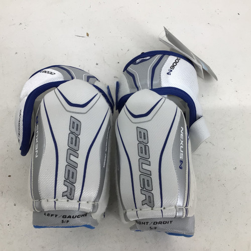 Vist Large View of Product Image Which is Used Bauer NEW NEXUS 9000 JR SM ELBOW PADS Junior Elbow Pads SM