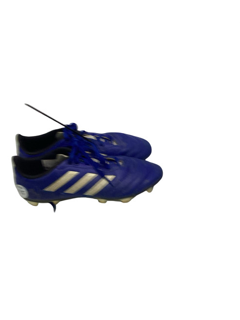 Vist Large View of Product Image Which is Used Adidas ADIDAS RYL/WHT SOCCER CLEATS Soccer Cleats Royal Blue Junior 04.5