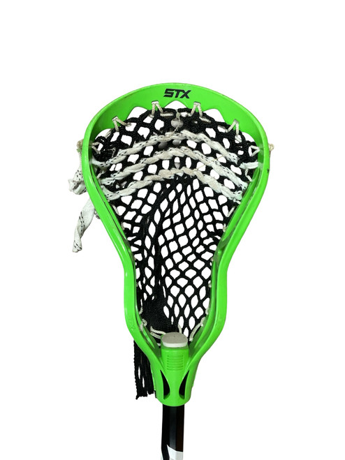 Vist Large View of Product Image Which is Used STX AMP LAX STICK Men Atk/Mid Complete Stick Black 41"