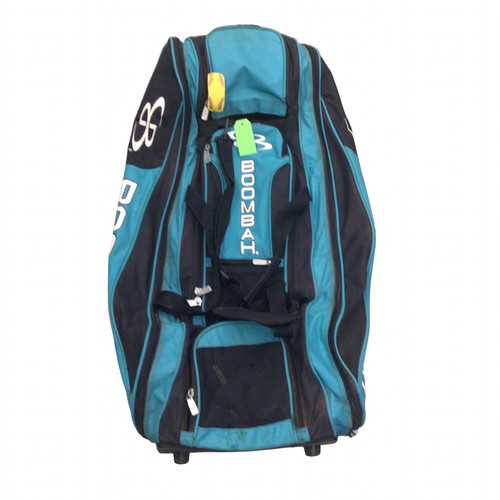 Vist Large View of Product Image Which is Used BoomBah WHEELED CATCHERS BAG BB/SB Player Wheeled Bag Teal