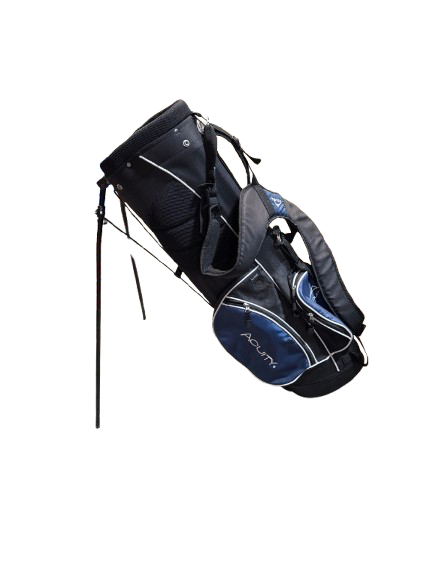 Vist Large View of Product Image Which is Used Acuity ACUITY STAND BAG 4-WAY Mens Stand Bag White/Black/Navy