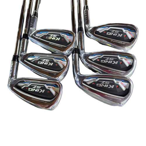 Vist Large View of Product Image Which is Used Cobra KING SZ ONE LENGTH SET 6-G STIFF Mens Iron Set RH 6I-GW/AW