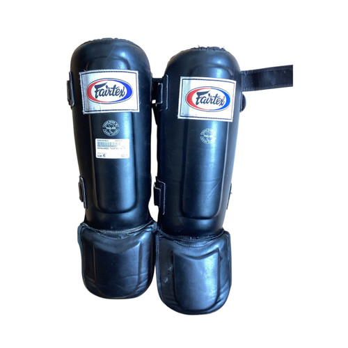 Vist Large View of Product Image Which is Used Martial Arts Shin Pads Black MD