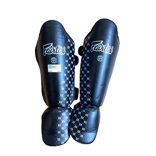 Vist Large View of Product Image Which is Used Martial Arts Shin Pads Black MD
