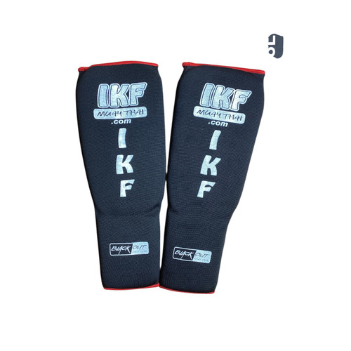 Vist Large View of Product Image Which is Used Martial Arts Shin Pads Black SM