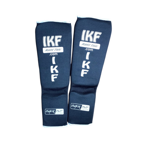 Vist Large View of Product Image Which is Used Martial Arts Shin Pads Black SM