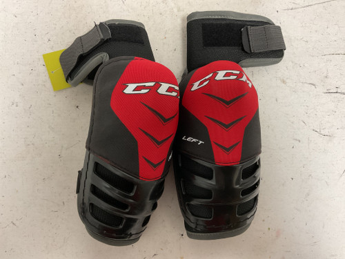 Vist Large View of Product Image Which is Used CCM QLT230 LE Senior Elbow Pads Black And Red MD
