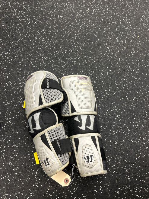 Vist Large View of Product Image Which is Used Warrior MEG10M Lacrosse Arm Pads/Guards Black MD