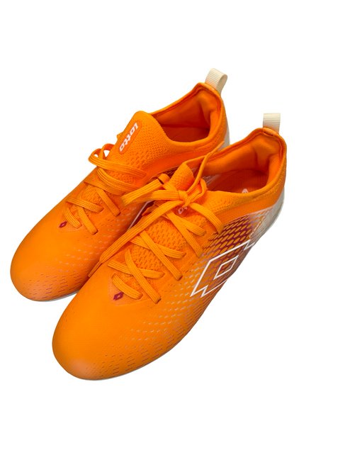 Vist Large View of Product Image Which is Used Lotto Soccer Cleats Orange Junior 03