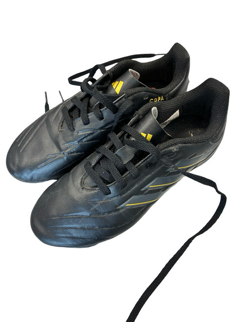 Vist Large View of Product Image Which is Used Adidas Soccer Cleats Black Junior 02