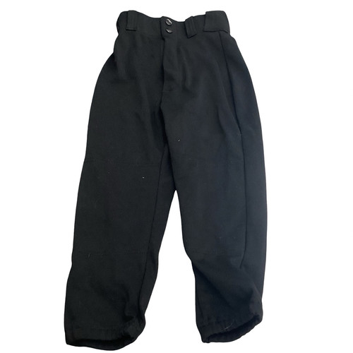 Vist Large View of Product Image Which is Used Wilson YOUTH SMALL SOFTBALL PANTS BB/SB Pant Girls Black SM
